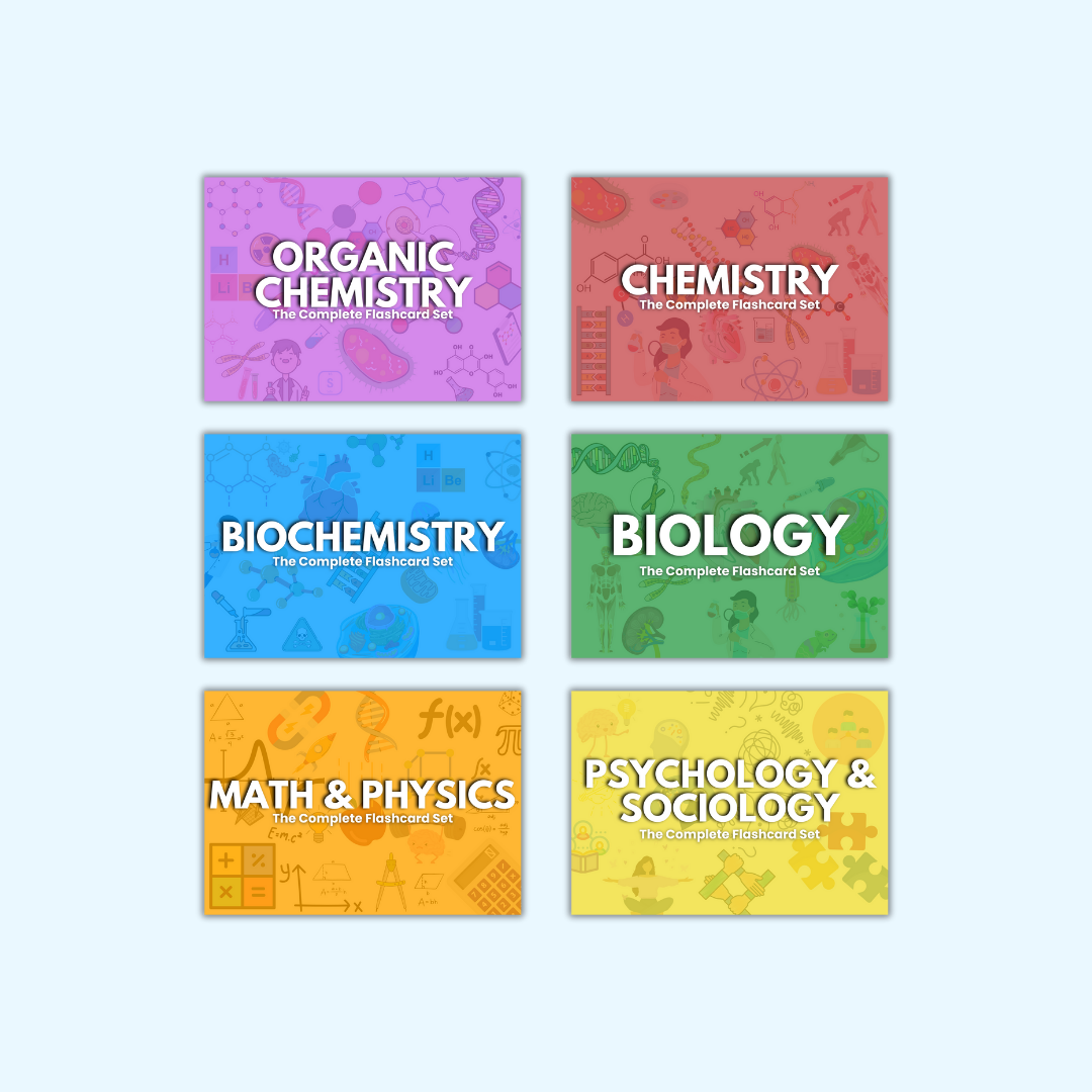 MCAT Flashcards Set