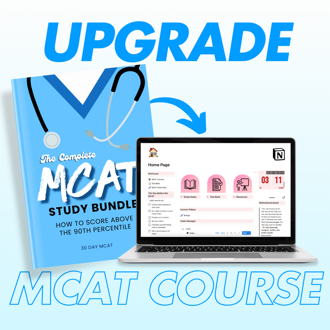 Upgrade to MCAT Preparation Course