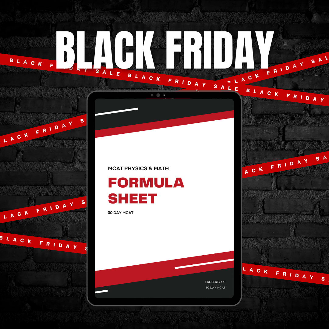 MCAT Math & Physics Formula Sheet