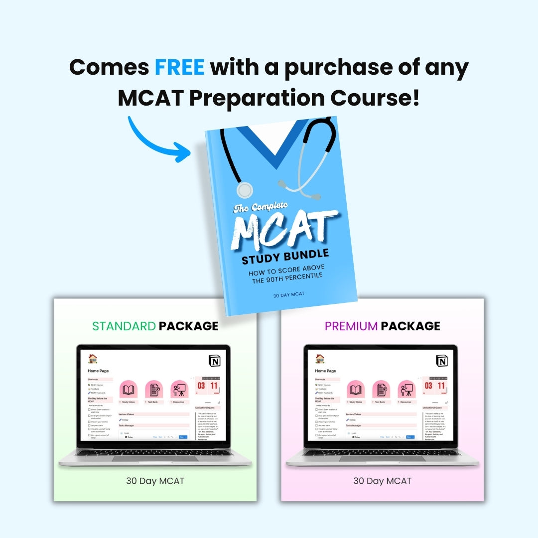 The Complete MCAT Study Bundle 30 Day MCAT